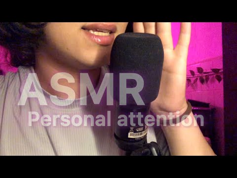 ASMR - Personal attention and kissing