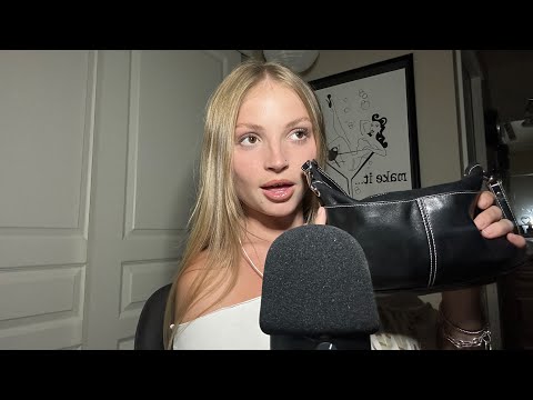ASMR What’s in my Purse? (whispering, tapping)