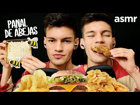 ASMR - COMIENDO TODO LO QUE ME PIDEN MIS SUSCRIPTORES | Eating Sounds - ASMR Español - Mol