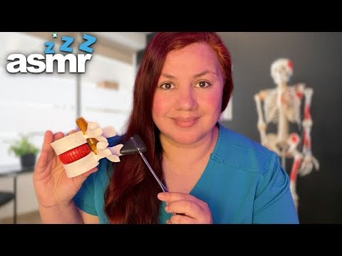 ASMR Detailed Medical Chiropractor Exam & Gentle Adjustment | Relaxing Roleplay