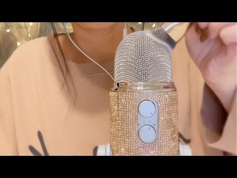 ASMR Mic Brushing with Different Textured Brushes