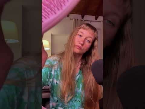 ASMR hair brushing scretching sounds for sleep