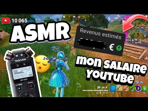 ASMR Français • Mon salaire et mes Revenus YOUTUBE 😴💫 (CHUCHOTEMENTS PROCHE DU MICRO avec LE TASCAM)