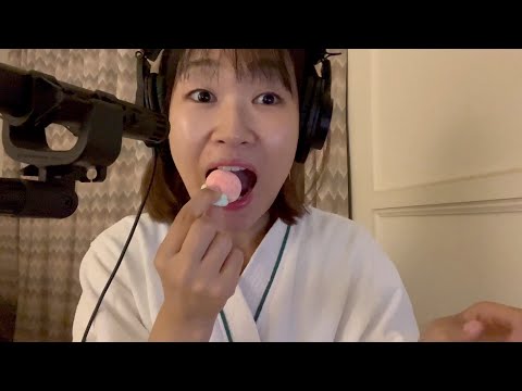 ASMR Gummy Candy Marshmallows Eating Sounds | 젤리, 마시멜로우 먹방 | MINEE EATS