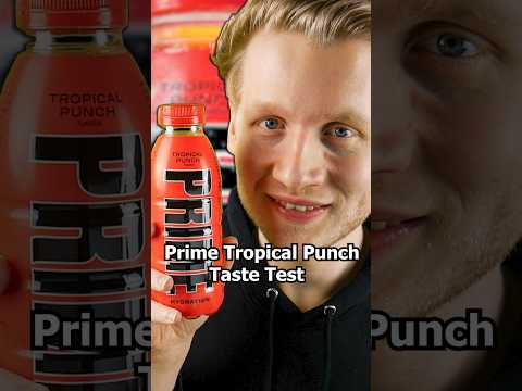 Prime Tropical Punch Taste Test #asmr #relax #asmrsounds