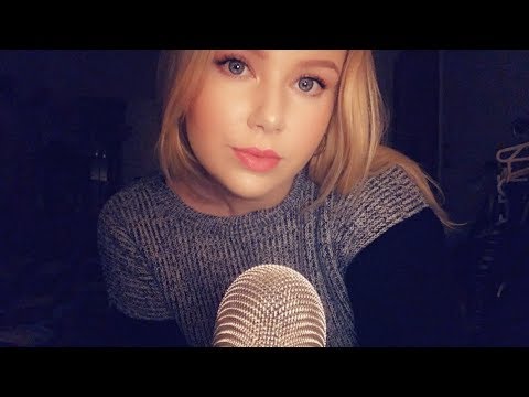 ASMR UP CLOSE UNINTELLIGIBLE BREATHY WHISPERS & HAND MOVEMENTS