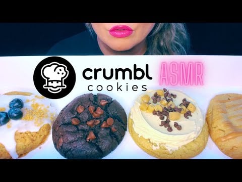 ASMR CRUMBL COOKIES MUKBANG 먹방 (No Talking) EATING SOUNDS