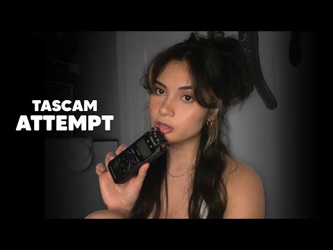 ASMR | Tascam (Attempt) Mouth Sounds + Tracing