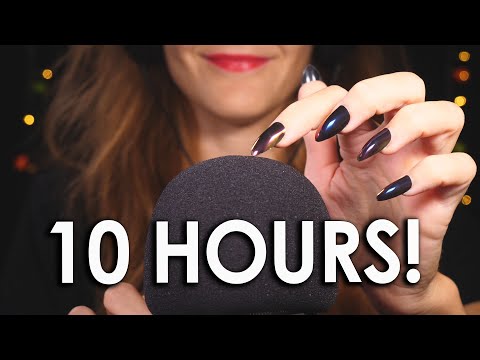 10 HOURS ASMR [No Talking] 😍 ONE FINGER DEEP BRAIN SCRATCHING