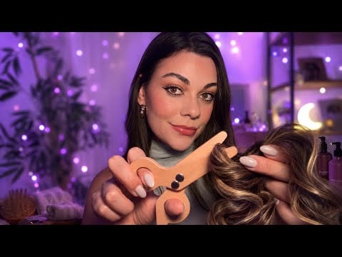 ASMR: Corte de Cabelo, Lavagem E Massagem ✂️🧴