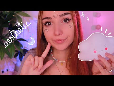 ASMR aesthetic pour dormir ☁️🌙 jolies visuels + chuchotements