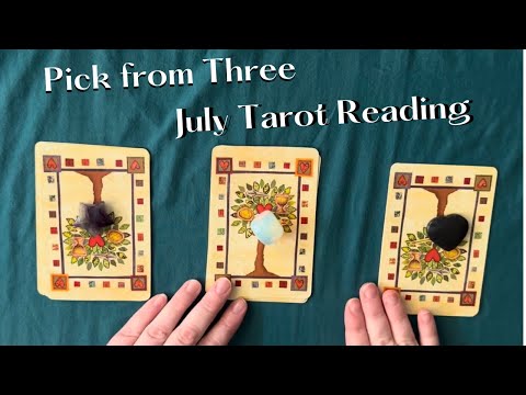ASMR Tarot Reading July 2023 - Pick From Three