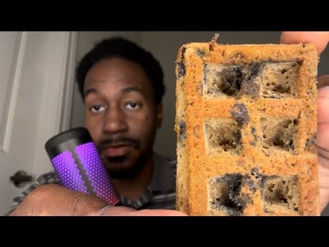 ASMR Healthiest Mixed Berry Waffles Review