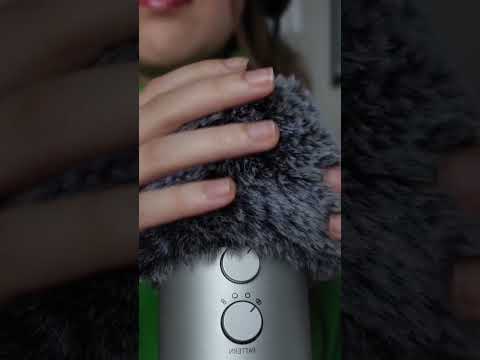 Do you like the Fluffy Mic Cover? #asmr #relax #visualtingle #tingles