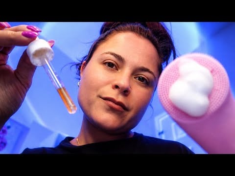 ASMR Cozy Spa Night for Sleep 😴 | Face Attention, Oily Scalp Massage & Bedtime Story