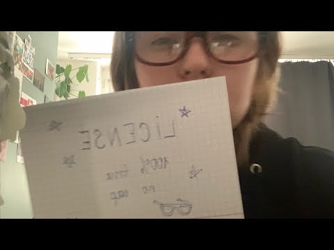 asmr eye exam | lofi, soft speaking