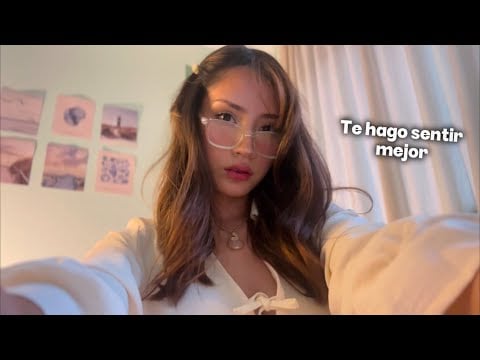 ASMR Te MIMO MUCHO para que te sientas MEJOR 💗 Te cuido esta noche 🌃