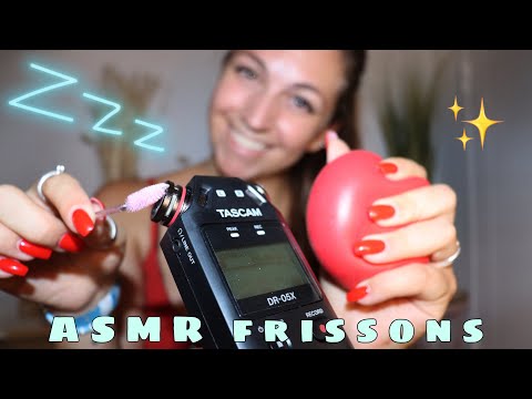 ASMR FRISSONS INTENSES - I GIVE YOU TINGLES (visuel, bruits de bouche…)✨💤💋