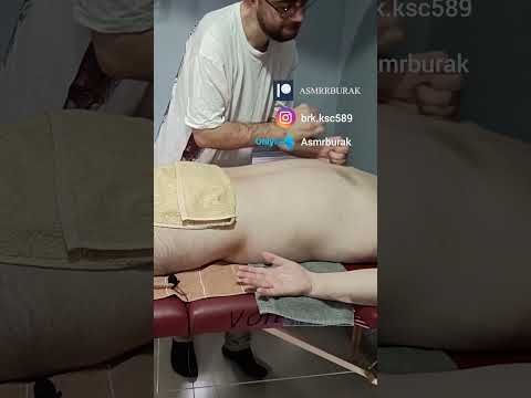 POST-WORKOUT TECHNIQUES TO RELAX BACK AND TRICEPS MUSCLES #satisfying #relaxing #asmr #shorts