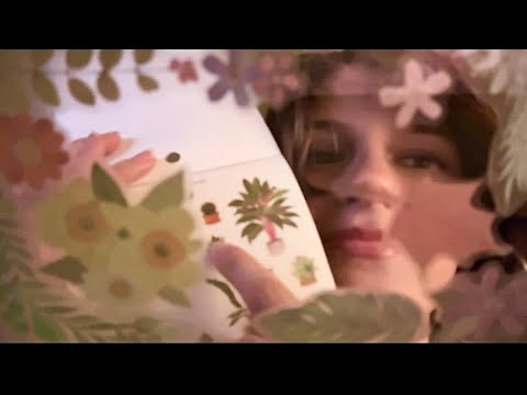 Lofi ASMR: Putting Stickers On Your Face 🌸🌻🪻