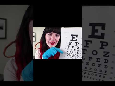 Doctor Gives you an Eye Exam ~ASMR~ #shorts