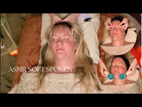 {ASMR SOFT SPOKEN} Rosacea Facial for Deep Sleep | Cleansing, Detoxifying & Calming Skin Treatment