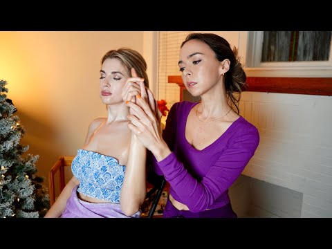 ASMR Upper Body Massage + Back Treatment | Chiropractic Techniques, Pressure Point, Skin Tingles