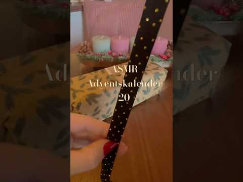 ASMR Adventskalender 20 🎄💕 #asmr #ribbon MajeASMR