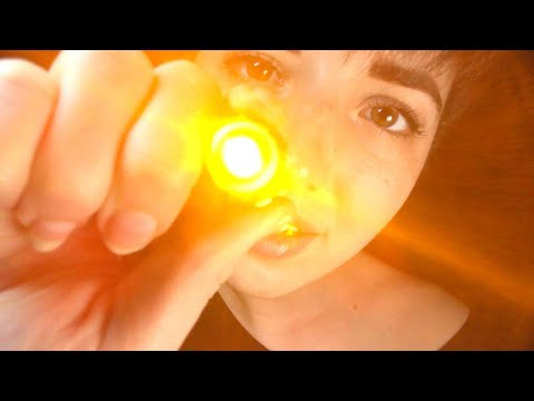 ASMR Follow the Light Up-Close Lofi Examination (w/ inaudible whispers)