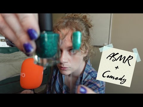 Nail Polish Unboxing/Swatching (ASMR, comedy, my deepest insecurities, whispering)