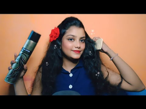 ASMR Doing My Relaxing | Haircut, Hairplay And Hairstyle | With BTS 💇‍♀️✨