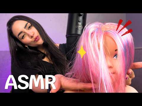 ASMR Arrumando seu Cabelo 💇‍♀️ (Carinho, Escovação e Proximidade Extremas)