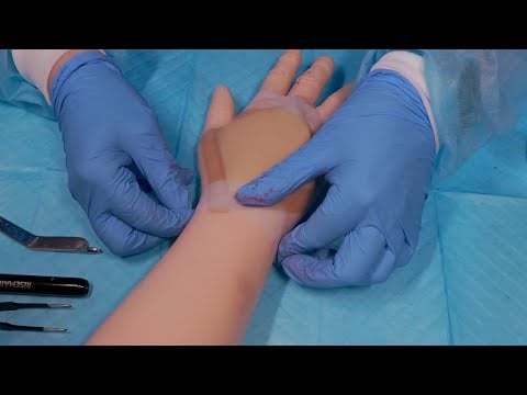 ASMR Emergency Room:  Hand Exam & Putting Stitches in your Hand | Medical Roleplay