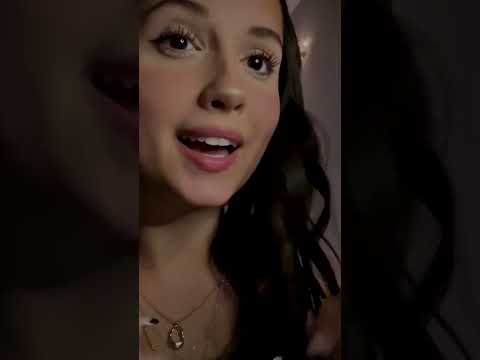 ASMR Southern belle gets hair out of your eye