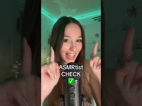 ASMRtist Check ✅✨ #asmr #asmrtist #asmrtistcheck #asmrtriggers #relaxingvideo