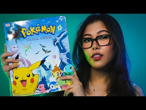 ASMR 📖 The Pokémon Visual Guide! ✨ Soft Whispers & Soft Spoken Reading 😴