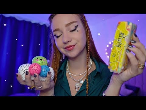 ASMR : Je t'endors en craquant mes Squishy 