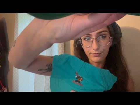 putting hats on you - lofi asmr rp [camera touching galore]