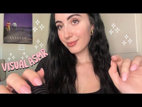 VISUAL ASMR ~ Hand Movements & Whispers (mouth & hand sounds) for sleep ⟡˙⋆#asmr 