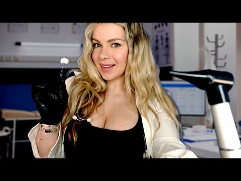 ASMR DOCTOR BINAURAL EAR EXAM (Ear Cleaning, Ear to Ear, Personal Attention)