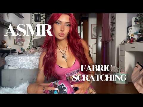 ₊˚⊹♡ ASMR - FABRIC SCRATCHING AND BODY TRIGGERS ON MY OUTFIT 💗✨