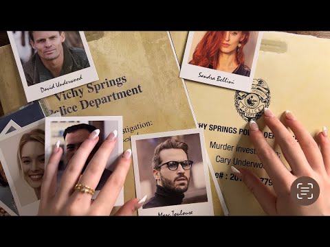 ASMR - Solving a Murder Together 🕵️‍♀️💤 (Soft Whispers)