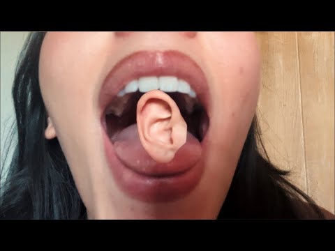 ASMR- Fast and aggressive intense ear eating (upclose mouth sounds)👅🦻🏻