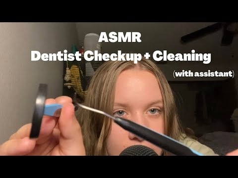 ASMR Dentist Roleplay (Checkup + Cleaning)