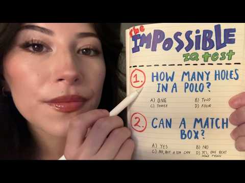 the impossible iq test (asmr)