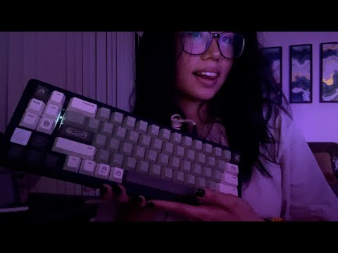 keyboard asmr ⋆.˚꩜ .ᐟ˙⋆ (minimal talking)