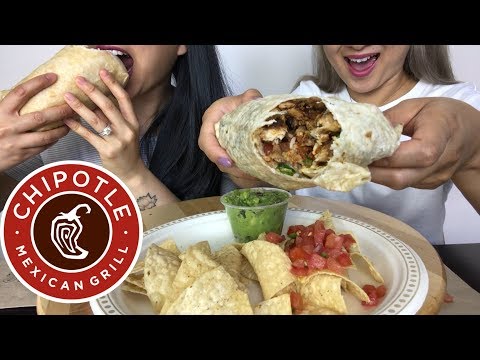 ASMR / MUKBANG CHIPOTLE BURRITO | SAS-ASMR (Soft Spoken)