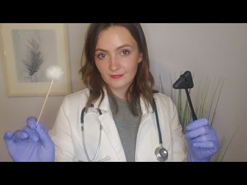ASMR The Most Realistic Cranial Nerve Exam Eye Exam, light triggers, Hearing, Smell, Taste