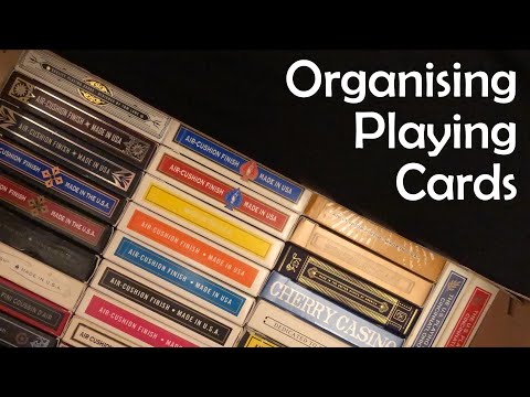 [ASMR] Organising My Playing Cards (No-Talking)