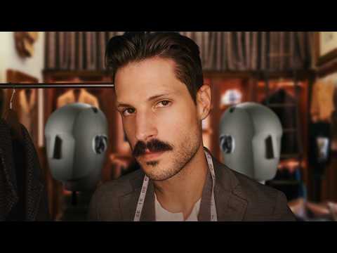 ASMR Luxury Private Fitting (Suit Measuring, Writing, Fabric Sounds for Best Sleep)